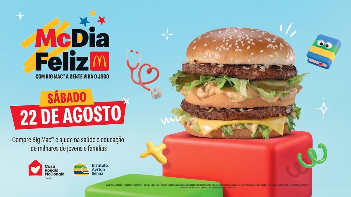 McDia Feliz 2026 acontece neste sábado, 22 agosto