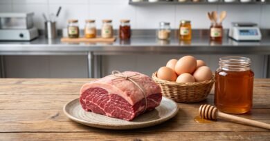 Carne, Ovos e MeI - magem IA