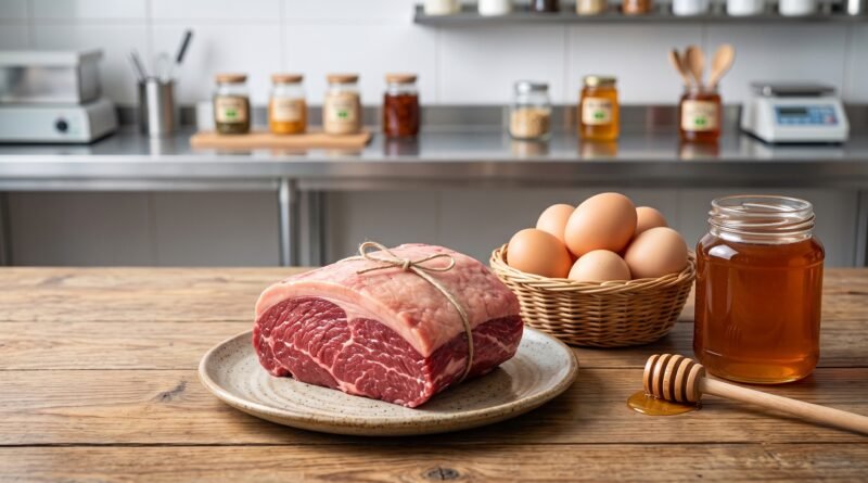 Carne, Ovos e MeI - magem IA